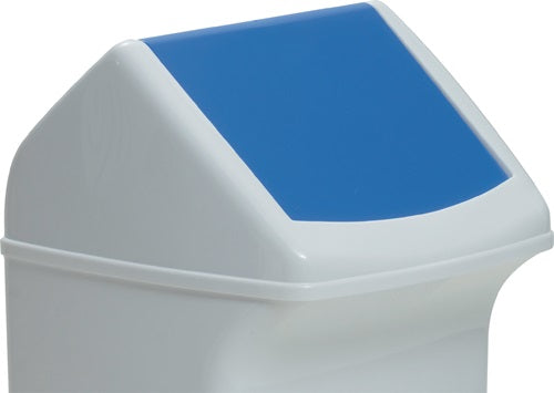 Deckel Polyethylen blau B330xT330mm passend für Abfallsammler 40 l mit Einwurfklappe DURABLE
