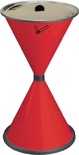 Standascher D405xH770mm rot Stahlblech TKG