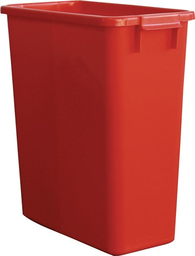 Abfall- und Wertstoffsammler 60 l H590xB285xT555mm PE rot GRAF