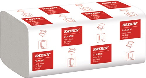 Falthandtuch Katrin Classic ZZ 2 L230xB244ca mm weiß 2-lagig ZickZack ELOS