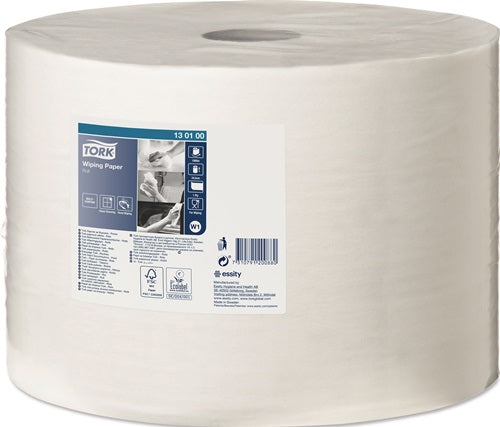 Putztuch TORK 130100 L1000xB245ca mm weiß 1-lagig Rolle TORK