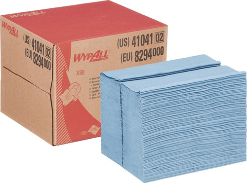 Wischtuch WypAll® X80 8294 L427xB282ca mm blau 1-lagig Box WYPALL