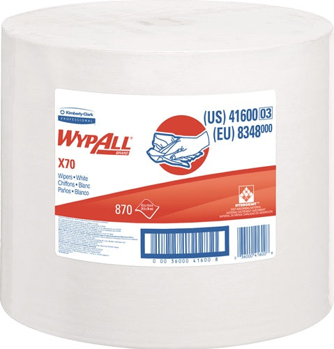 Reinigungstuch WypAll® X70 8348 L315xB310ca mm weiß 1-lagig KIMBERLY-CLARK
