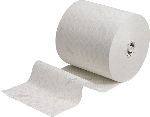 Rollenhandtuch SCOTT MAX 6691 1-lagig weiß L350camxB198camm passend für 9000 469 708 9000 469 709 KT = 6 Rollen SCOTT