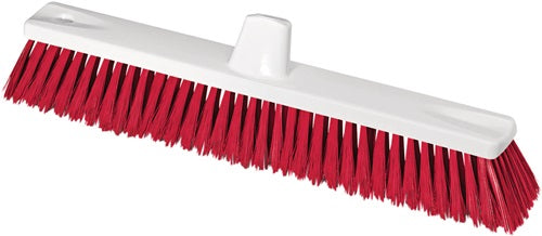 HACCP-Besen Länge 450 mm Borstenstärke 050 mm rot