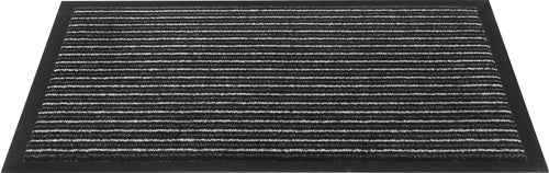 Fußmatte gestreift anthrazit Polypropylen L400xB600xS5mm