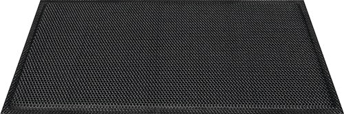 Fußmatte 3D-Effekt anthrazit Polyester L450xB750xS10mm