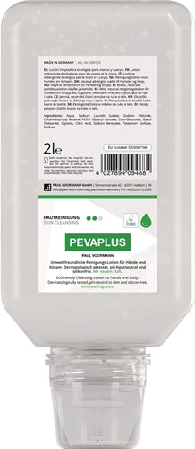 Handreinigung Pevaplus 2 l silikonfrei pH-Hautneutral Softflasche PAUL VOORMANN