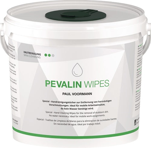 Reinigungstuch Pevalin Wipes silikonfrei pH-Hautneutral 150 St Eimer PAUL VOORMANN