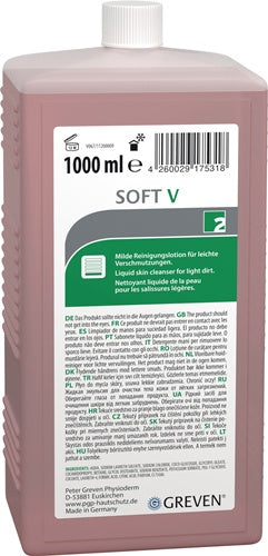 Hautreinigungslotion GREVEN® SOFT V 1 l Flasche passend für 9000 473 400 leichte Verschmutzung GREVEN