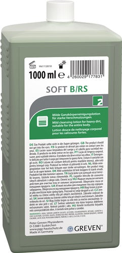 Hautreinigungslotion GREVEN® SOFT B/RS 1 l Flasche passend für 9000 473 400 mittlere bis starke Verschmutzung GREVEN