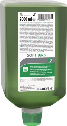 Hautreinigungslotion GREVEN® SOFT B/RS 2 l Flasche passend für 9000 473 404 mittlere bis starke Verschmutzung GREVEN