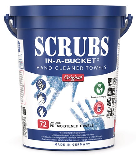 Handreinigungstuch Scrubs ohne Einsatz von Wasser 72 St Eimer SCRUBS