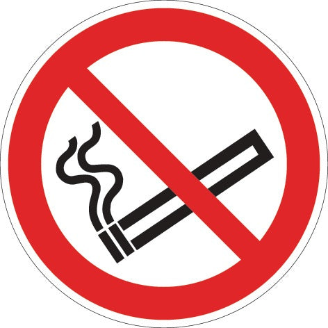 Verbotszeichen ASR A13/DIN EN ISO 7010 Rauchen verboten Folie