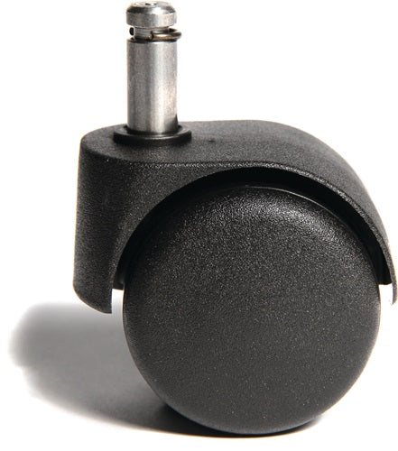 Rollen für weißhe Böden Rollen-Ø 50 mm passend für Bürodrehstuhl Stiftlänge 23 mm Stift-Ø 10 mm 5 St/Btl TOPSTAR