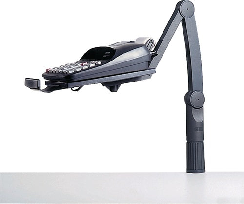Telefonschwenkarm 360 ° schwarz Gesamthöhe 490 mm Ausladung 425-657 mm HANSA