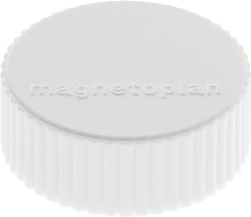 Magnet Super Ø 34 mm weiß MAGNETOPLAN - VPE: 10