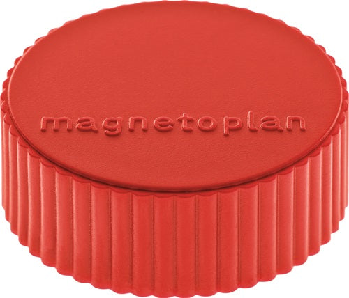 Magnet Super Ø 34 mm rot MAGNETOPLAN - VPE: 10