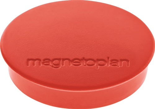 Magnet Basic Ø 30 mm rot MAGNETOPLAN - VPE: 10