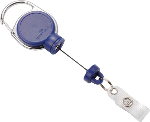 Ausweißhalter extra Stark - mit Druckknopfschlaufe Bandlänge 600 mm blau DURABLE - VPE: 5