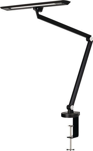 Schreibtischleuchte LED Zirkon Aluminium ABS Eisen PC schwarz Höhe 820 mm mit Klemme LED HANSA