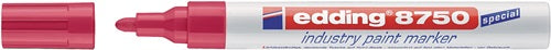 Industrie-Lackmarker 8750 rot Strichbreite 2-4 mm Rundspitze EDDING - VPE: 10