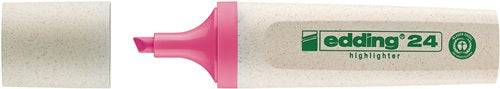 Textmarker 24 EcoLine pink Strichbreite 2-5 mm Keilspitze EDDING - VPE: 10