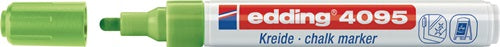 Kreidemarker 4095 hellgrün Strichbreite 2-3 mm Rundspitze EDDING - VPE: 10