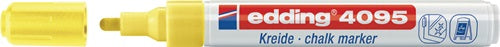 Kreidemarker 4095 neongelb Strichbreite 2-3 mm Rundspitze EDDING - VPE: 10