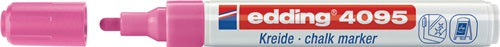 Kreidemarker 4095 neonrosa Strichbreite 2-3 mm Rundspitze EDDING - VPE: 10