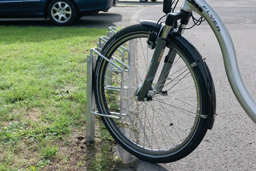 Fahrradklemmbügel 1-seitig 90 ° verzinkt Anzahl Radstände 1 zum Einbetonieren WSM – Ansicht 3