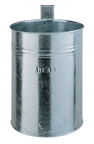 Abfallbehälter H430xØ330mm 35 l verzinkt RENNER