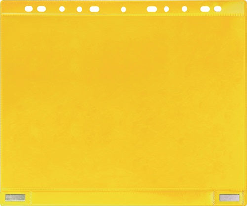 Magnetische Sichttasche B265xH315mm gelb für Format DIN A4 TARIFOLD