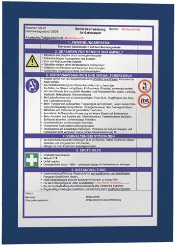 Magnetrahmen DIN A4 dunkelblau selbstklebende Rückenfolie 2 St/VE DURABLE