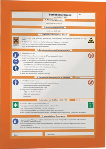 Magnetrahmen DIN A4 orange selbstklebende Rückenfolie 2 St/VE DURABLE