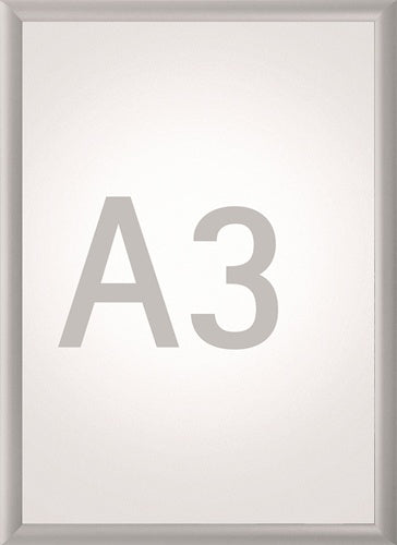 Klapprahmen Plakatmaß DIN A3 aluminium eloxiert MAUL
