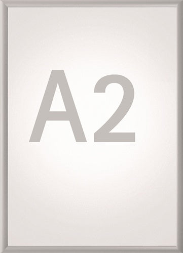 Klapprahmen Plakatmaß DIN A2 aluminium eloxiert MAUL