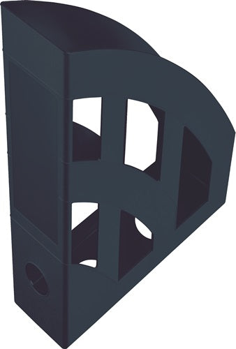 Stehsammler A4-C4 H320xB78xT248 mm Kunststoff schwarz HELIT - VPE: 4