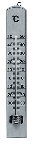 Zimmerthermometer Messbereich -30 bis 50 °C H206xB35xT15mm Buche TFA - VPE: 10