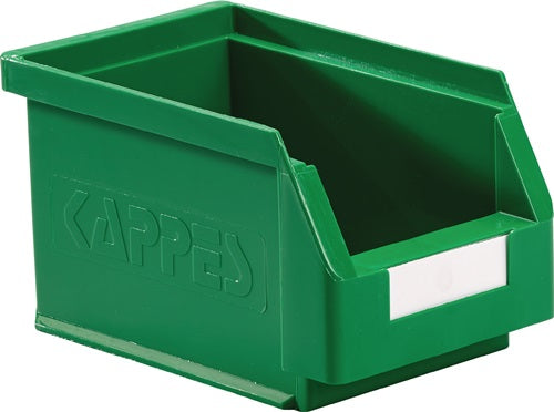 Sichtlagerkasten L230xB140xH130mm PE grün RASTERPLAN