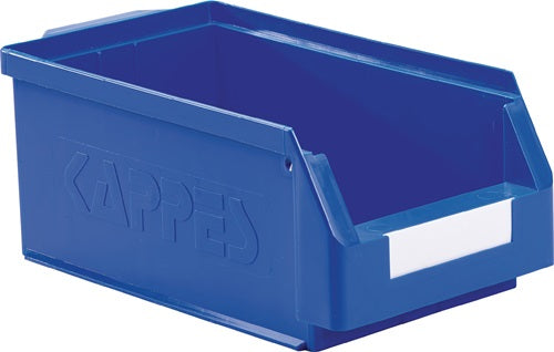 Sichtlagerkasten L350xB200xH150mm PE blau RASTERPLAN
