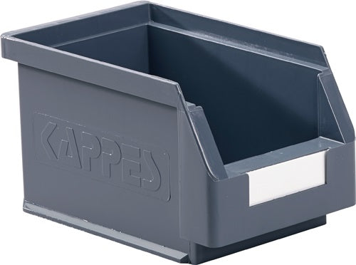 Sichtlagerkasten L230xB140xH130mm PE grau RASTERPLAN
