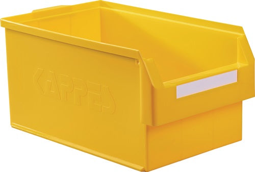 Sichtlagerkasten L500xB300xH250mm PE gelb RASTERPLAN
