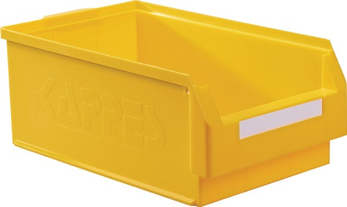 Sichtlagerkasten L500xB300xH200mm PE gelb RASTERPLAN