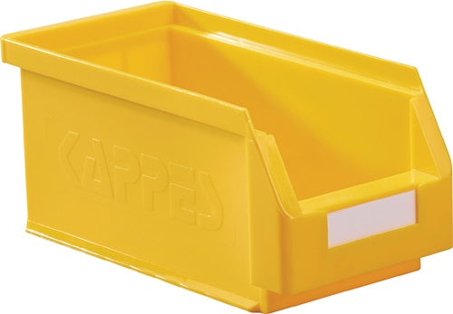 Sichtlagerkasten L290xB140xH130mm PE gelb RASTERPLAN