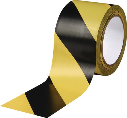 Bodenmarkierungsband Easy Tape PVC schwarz/gelb Länge 33 m Breite 75 mm Rolle ROCOL