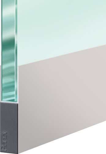 Türdichtung KG-F8 schmal 1-seitig Länge 959 mm Aluminium silberfarben eloxiert Glastüren PLANET – Ansicht 3