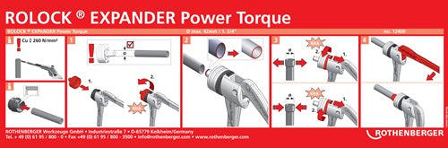 Expander ROLOCK® Expander Power Torque Expanderköpfe bis 42 mm (1 3/4?) 1 kg ROTHENBERGER – Ansicht 4