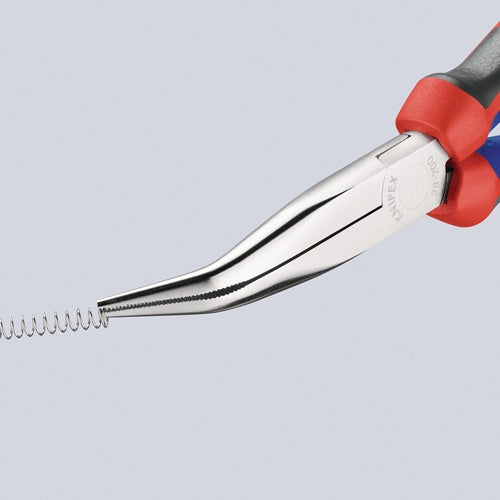 Mechanikerzange Länge 200 mm Form 2 40° gewinkelt Mehrkomponenten-Hüllen verchromt KNIPEX – Ansicht 4