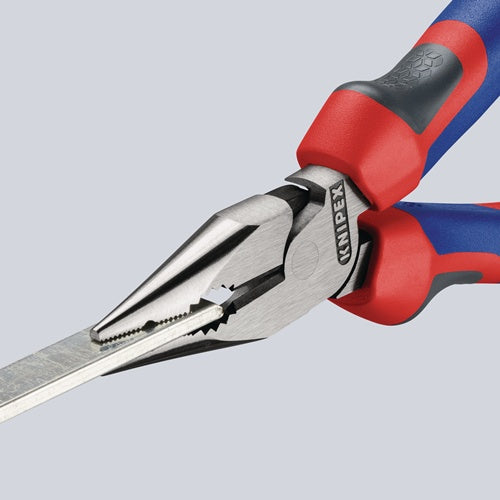 Spitzkombizange Länge 145 mm poliert Mehrkomponentenhüllen schwarz atramentiert KNIPEX – Ansicht 4